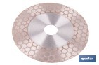 Disco porcelánico para corte, lijado y desbaste | Corte en seco de cerámica, porcelánico y gres | Disponible en diferentes medidas - Cofan