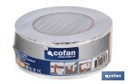 Cinta Adhesiva de Aluminio 30 Micras | Color aluminio - Cofan