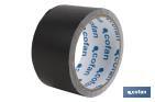 Black aluminium tape 30 microns | Black | Size: 50mm x 10m  - Cofan