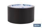 Black aluminium tape 30 microns | Black | Size: 50mm x 10m  - Cofan