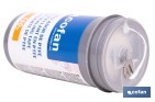 Hilo sellador de PTFE | Adecuado para roscas plásticas y metálicas de agua y gas | Bote con cortador | Longitud de 160 m - Cofan