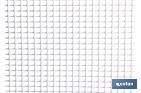 Rete di PVC | Fori quadrati di 5 mm | Bianco | Dimensioni: 1 x 25 m - Cofan