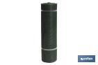 PVC square mesh | Mesh aperture of 10mm | Available in green | Size: 1 x 25mm - Cofan