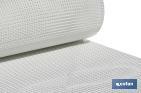 PVC square mesh | Mesh aperture of 10mm | Available in white | Size: 1 x 25mm - Cofan