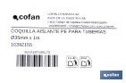 Coquillas aislantes para tuberías | Material: polietileno expandido | Color: gris | Protección térmica y anticorrosión | Disponible en diferentes diámetros y longitudes - Cofan