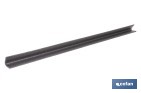 L-shaped foam edge protector | Material: polyethylene | Length: 1 m | Colour: grey | Edge protection - Cofan
