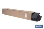 L-shaped foam edge protector | Material: polyethylene | Length: 1 m | Colour: grey | Edge protection - Cofan