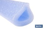U-shaped foam edge protector | Material: polyethylene | Length: 1 m | Colour: grey | Edge protection | Available in different sizes - Cofan