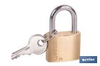 Quality Plus Brass Padlock - Cofan