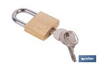 Quality Plus Brass Padlock - Cofan