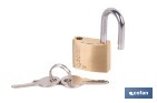 Quality Plus Brass Padlock - Cofan