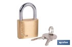 Quality Plus Brass Padlock - Cofan