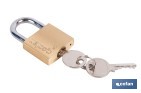 Quality Plus Brass Padlock - Cofan