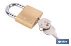Quality Plus Brass Padlock - Cofan