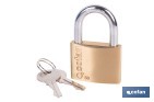 Quality Plus Brass Padlock - Cofan