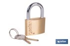 Quality Plus Brass Padlock - Cofan