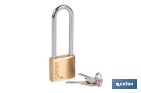Candado de Latón Arco Largo Quality Plus - Cofan