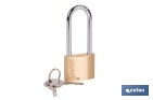 Candado de Latón Arco Largo Quality Plus - Cofan
