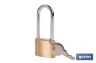 Candado de Latón Arco Largo Quality Plus - Cofan