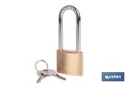Candado de Latón Arco Largo Quality Plus - Cofan