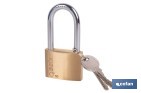 Candado de Latón Arco Largo Quality Plus - Cofan