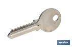 Llave en bruto para candado antipalanca Quality Plus Cofan 70-90 mm - Cofan