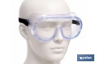 Anti-fog safety goggles | Comfortable and lightweight goggles | Adjustable headband - Cofan