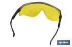 Gafas de Seguridad | Lente Color Amarillo | Protección UV | EN 166:2001 - Cofan