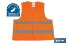 GILET RÉFLÉCHISSANT | COULEUR ORANGE | TAILLE XXL | EN ISO 20471 | CATÉGORIE III