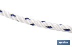 Harness safety rope | Size: 1.5m | Ø12mm | Supplied with buckles and thimbles - Cofan