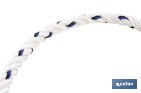 Harness safety rope | Size: 1.5m | Ø12mm | Supplied with buckles and thimbles - Cofan