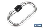 Mosquetón de seguridad | Con Roscado seguro | Resistencia: 25kN | EN 362 | Clase B | Cat. lll - Cofan