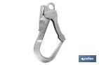 SAFETY SNAP HOOK | STEEL FOR SCAFFOLDS | DOUBLE ACTION SELF-LOCKING SYSTEM