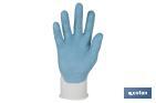 Impregnated gloves for food use | Seamless gloves | Safety and comfort | With nitrile coating - Cofan