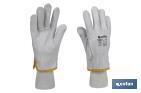 Cow grain leather gloves | Excellent tactile feel | Perfect fitting | Protect and safe your hands - Cofan