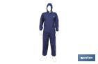 Disposable coveralls | Available in blue or white | Available in various sizes | New non-woven fabric - Cofan