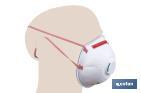 Masque FFP3 NR | Avec valve extra confort | Protection auto-filtrante | Pack de 10 unités - Cofan