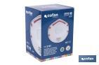 Masque FFP3 NR | Avec valve extra confort | Protection auto-filtrante | Pack de 10 unités - Cofan