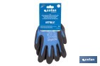 Guantes impregnados de nitrilo con puntos azules | EN 388-4121X | Alta destreza y comodidad | Disponibles desde la talla 6 hasta la 11 - Cofan