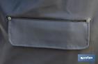 Casaco de chuva longo | Cor Verde | Fabricado em PU e PVC | Com bolsos e capuz - Cofan