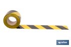 Warning tape "Yellow and black" - Cofan