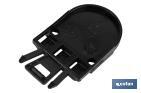 Safety helmet adapter for visor | Easy to install in safety helmets | Perfect fastening of the mesh visor to the helmet - Cofan