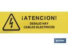 Cinta Balizamiento "CABLES ELECTRICOS" - Cofan