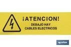 Fita de Sinalização "CABOS ELÉTRICOS" - Cofan