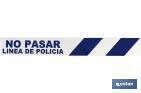 Cinta Balizamiento "LíNEA POLICIA" - Cofan