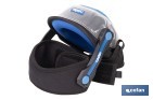 Rodilleras de gel estabilizadoras para trabajo | Protección y confort para construcción, agricultura y bricolaje | Pack de 2 rodilleras negras y azules - Cofan