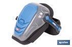 Rodilleras de gel estabilizadoras para trabajo | Protección y confort para construcción, agricultura y bricolaje | Pack de 2 rodilleras negras y azules - Cofan