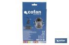 Cascos antirruido con Bluetooth | Reducción de sonido (SNR) 29 dB | Protección auditiva con micrófono y control de volumen - Cofan