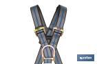 Harnais antichute | Pour travaux en suspension | Cuisses et ceinture réglables | Taille unique standard - Cofan