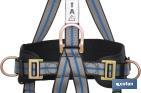 Harnais antichute | Pour travaux en suspension | Cuisses et ceinture réglables | Taille unique standard - Cofan